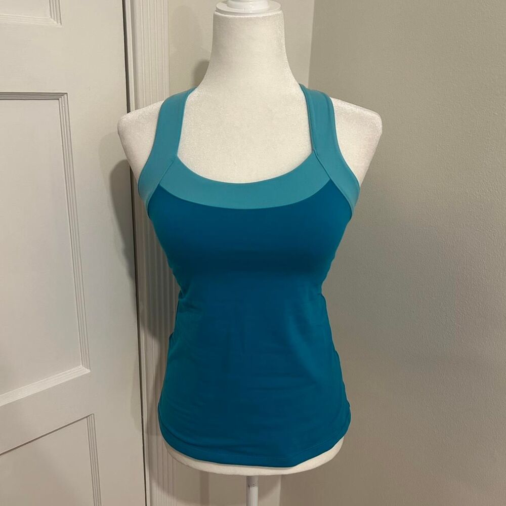Lucy Women's Activewear Teal Tank Top
